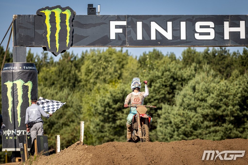 Cedric Grobben after winning in Lommel